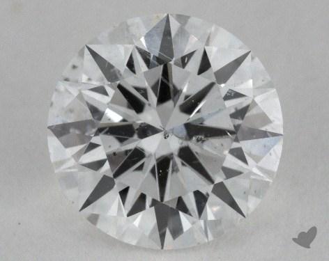 0.95 Carat F-SI2 Ideal Cut Round Diamond 