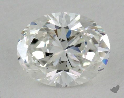1.00 Carat F-VVS2 Oval Cut Diamond 