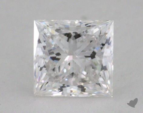 1.00 Carat D-VS2 Princess Cut Diamond 