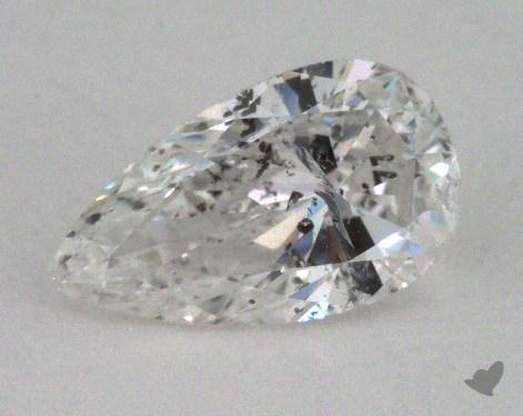 0.84 Carat G-I1 Pear Cut Diamond 