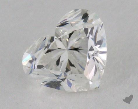 0.90 Carat F-SI1 Heart Cut Diamond 