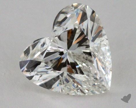 5.01 Carat G-SI2 Heart Cut Diamond 