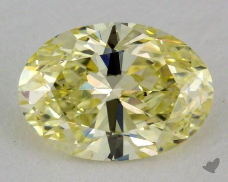 1.01 Carat fancy yellow-SI1 Oval Cut Diamond 