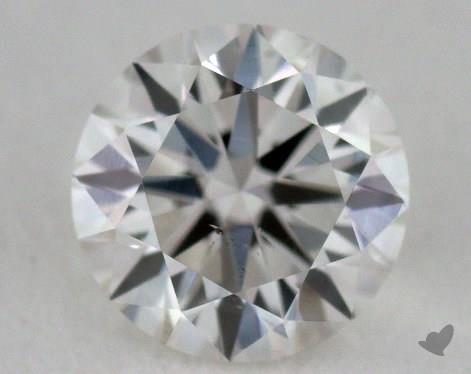 0.37 Carat H-VS2 Very Good Cut Round Diamond 