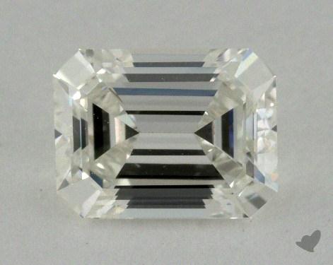 0.76 Carat I-VVS1 Emerald Cut Diamond 