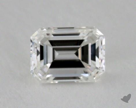 0.51 Carat H-VS1 Emerald Cut Diamond 