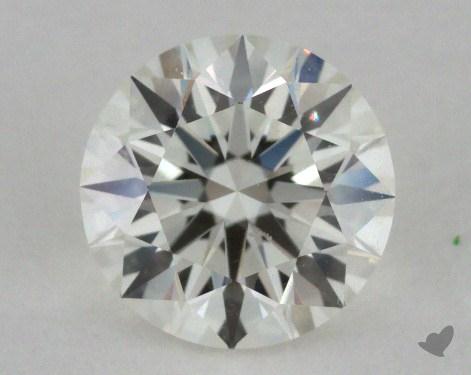 0.76 Carat I-VVS2 Excellent Cut Round Diamond 