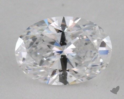 0.78 Carat D-SI2 Oval Cut Diamond 