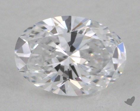 0.53 Carat D-IF Oval Cut Diamond 