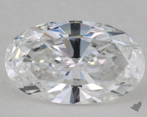 0.77 Carat D-VS2 Oval Cut Diamond 