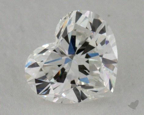 0.72 Carat H-VVS1 Heart Cut Diamond 