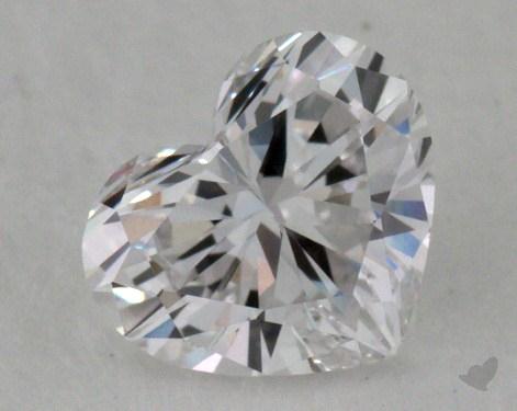 0.61 Carat E-IF Heart Cut Diamond 