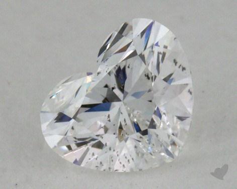 0.60 Carat D-SI2 Heart Cut Diamond 