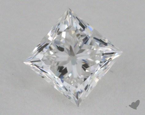 0.76 Carat D-VS1 Princess Cut Diamond 