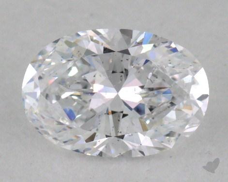 0.69 Carat D-SI2 Oval Cut Diamond 