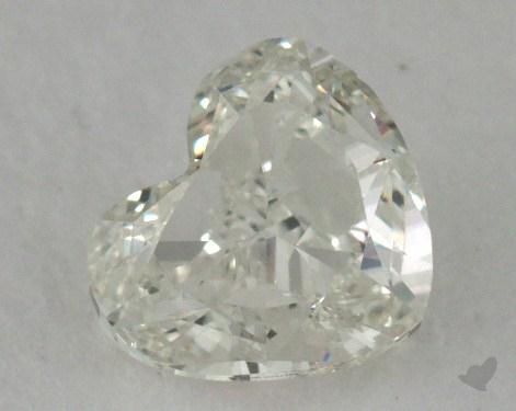 0.70 Carat H-VS2 Heart Cut Diamond 