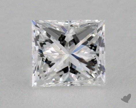 1.37 Carat D-VS2 Princess Cut Diamond 