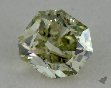 0.31 Carat fancy yellowish green Radiant Cut Diamond 