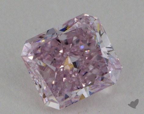 0.64 Carat fancy pink Radiant Cut Diamond 
