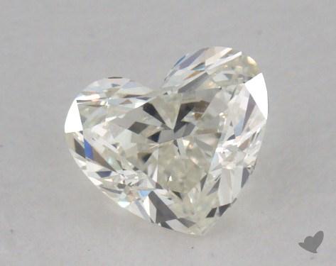 0.42 Carat J-VS1 Heart Cut Diamond 