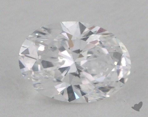 0.51 Carat D-SI1 Oval Cut Diamond 