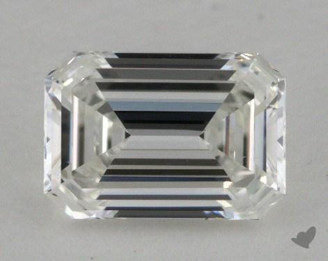 0.98 Carat F-SI1 Emerald Cut Diamond 