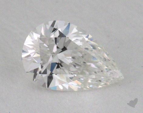 0.41 Carat F-SI1 Pear Cut Diamond 