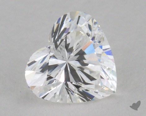 0.96 Carat D-VVS1 Heart Cut Diamond 