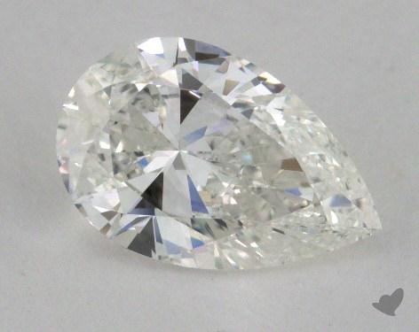 1.51 Carat H-SI2 Pear Cut Diamond 
