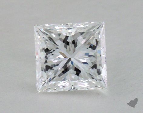 1.07 Carat D-VVS2 Princess Cut Diamond 