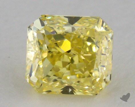 1.00 Carat fancy yellow-VS2 Radiant Cut Diamond 