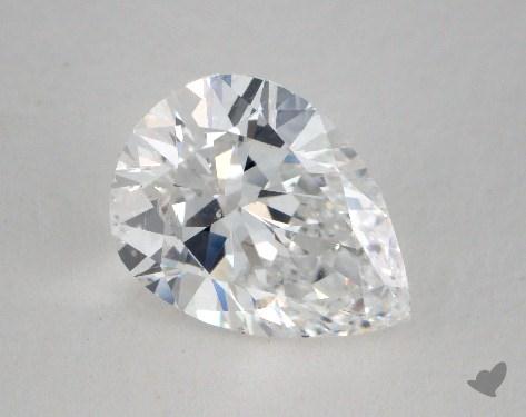 1.74 Carat D-SI1 Pear Cut Diamond 
