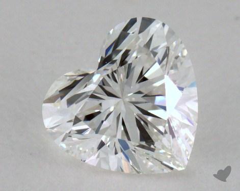 0.88 Carat G-VS1 Heart Cut Diamond 