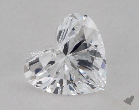 1.23 Carat D-SI1 Heart Cut Diamond 
