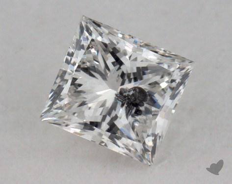 0.77 Carat E-I1 Princess Cut Diamond 