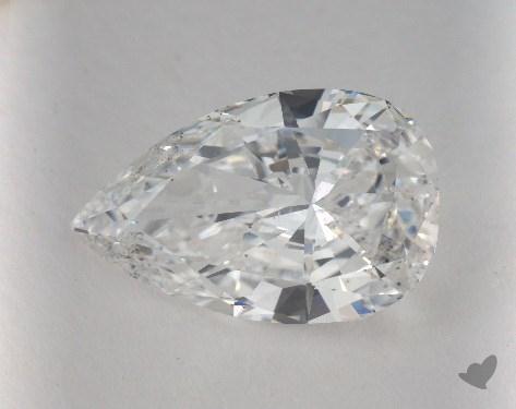 5.05 Carat E-SI2 Pear Cut Diamond 