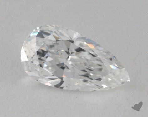1.00 Carat E-SI1 Pear Cut Diamond 