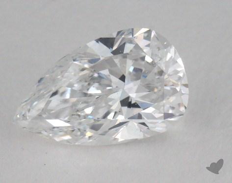 1.13 Carat D-SI2 Pear Cut Diamond 