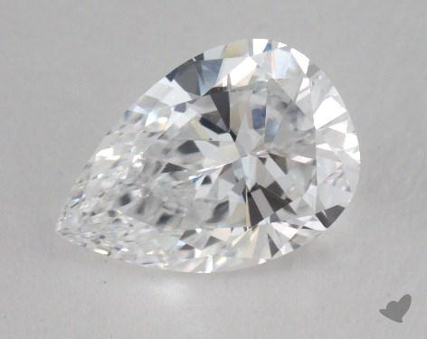 1.41 Carat D-VS1 Pear Cut Diamond 