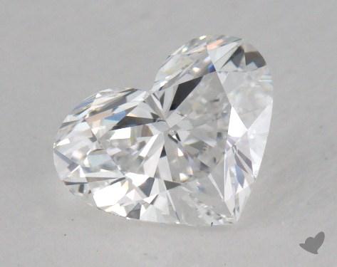 0.92 Carat D-VS2 Heart Cut Diamond 