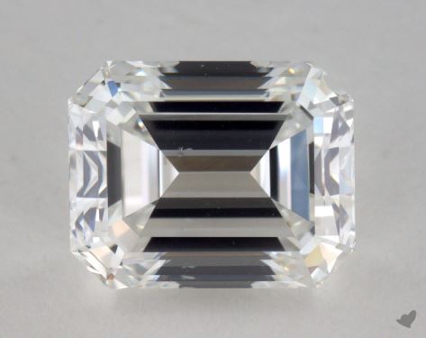 2.01 Carat F-VS2 Emerald Cut Diamond 