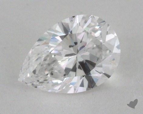 1.32 Carat D-SI1 Pear Cut Diamond 