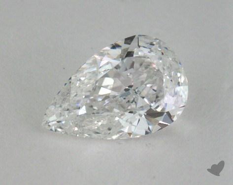 0.85 Carat E-SI2 Pear Cut Diamond 