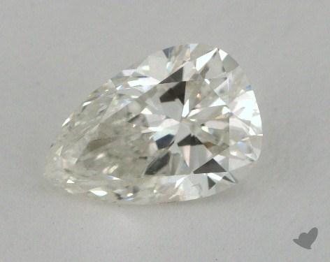 1.37 Carat J-SI1 Pear Cut Diamond 