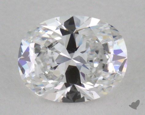 0.35 Carat D-VS1 Oval Cut Diamond 
