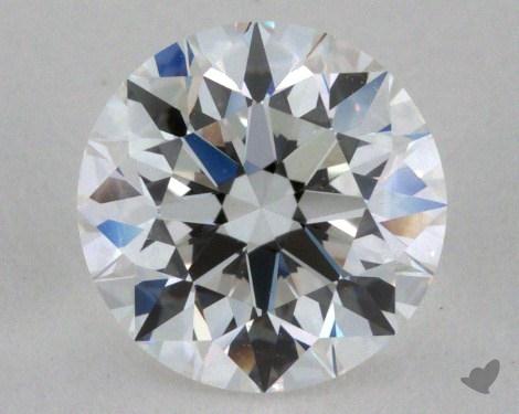 0.90 Carat F-VVS1 Very Good Cut Round Diamond 