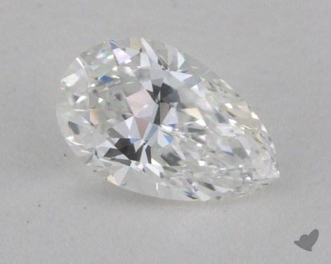 0.36 Carat E-VVS1 Pear Cut Diamond 