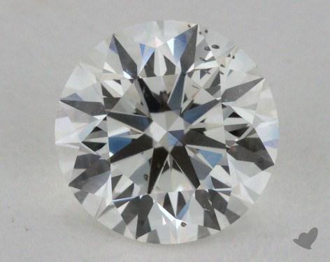 2.01 Carat H-SI1 Excellent Cut Round Diamond 