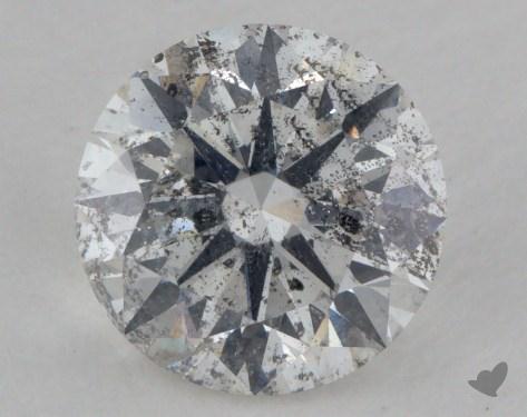 1.34 Carat F-I1 Round Diamond 