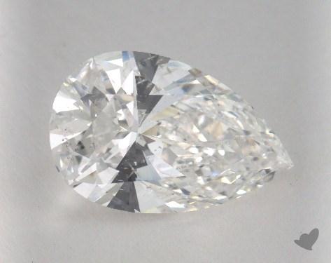 5.18 Carat F-SI2 Pear Cut Diamond 